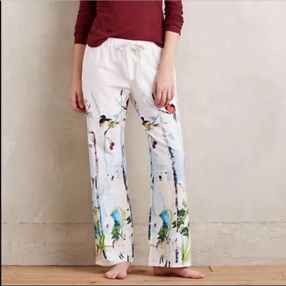 Anthropologie Voutsa Polaire Pajama Pants